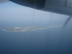 Manila to Caticlan...and Boracay...below, small and crowded...