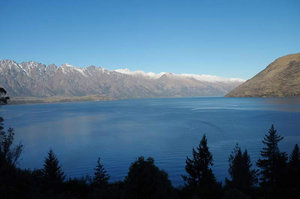 Lake Wakatipu, view from my room at the Mercure...