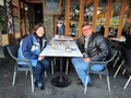Last hours in NZ...breakfast time with Jo...