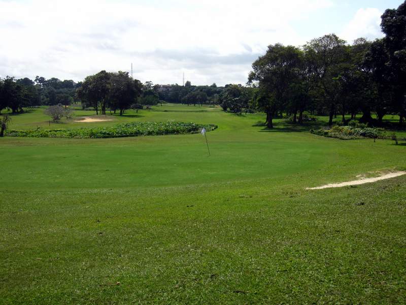 18th hole of the golf course of Abidjan