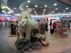 Polar bears....even i the duty free at Vancouver airport...