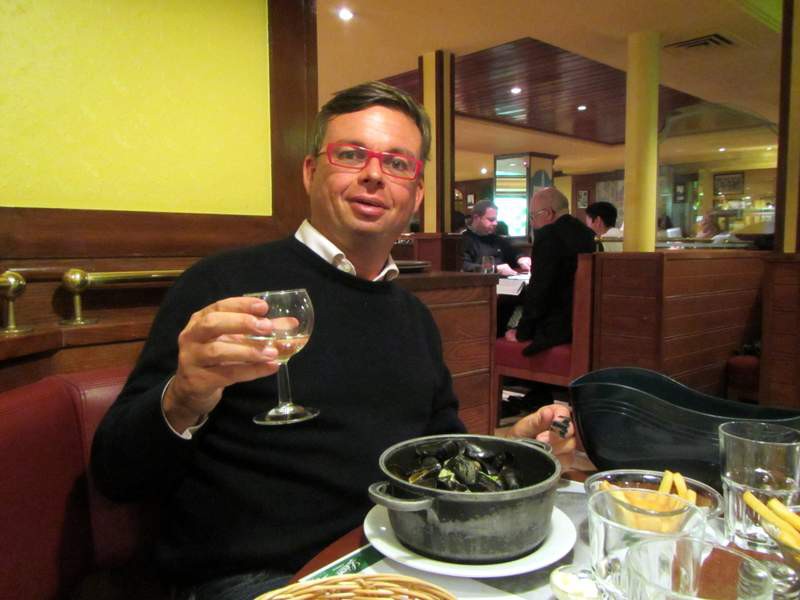 Ok, I admit, while in Europe...it's mussels time!