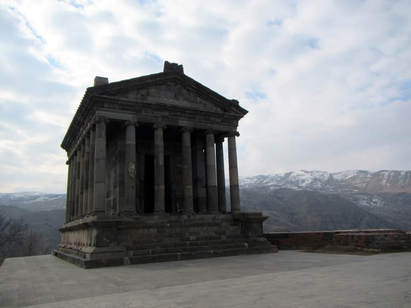 Garni temple, on a gorgeous winter day...