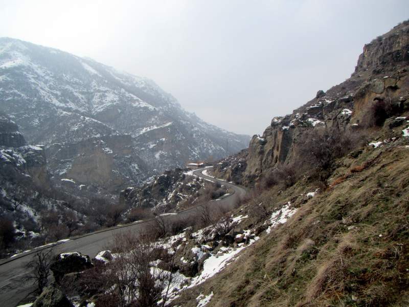 The road back to Yerevan
