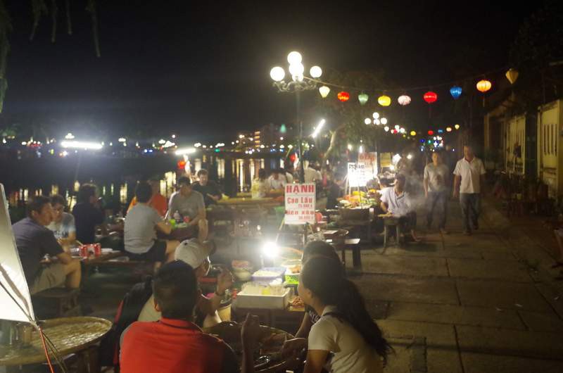 I can tell you, Hoi An is seriously crowded tonight...