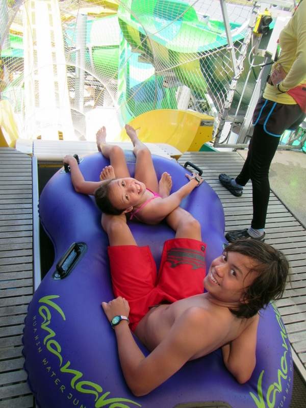 Water park...teenagers...I love the mix!