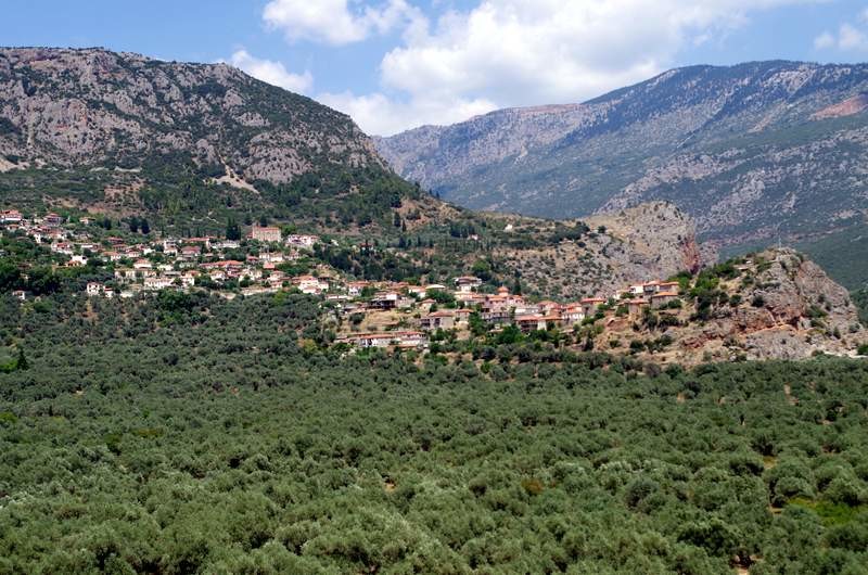 Little greek village in the hills....