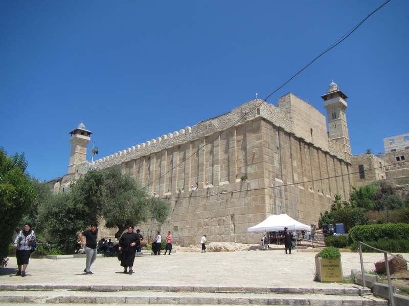 Tomb of Abraham....a jewish temple, as well as a Muslim Mosque...