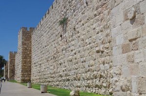 The Walls of Old Jerusalem....