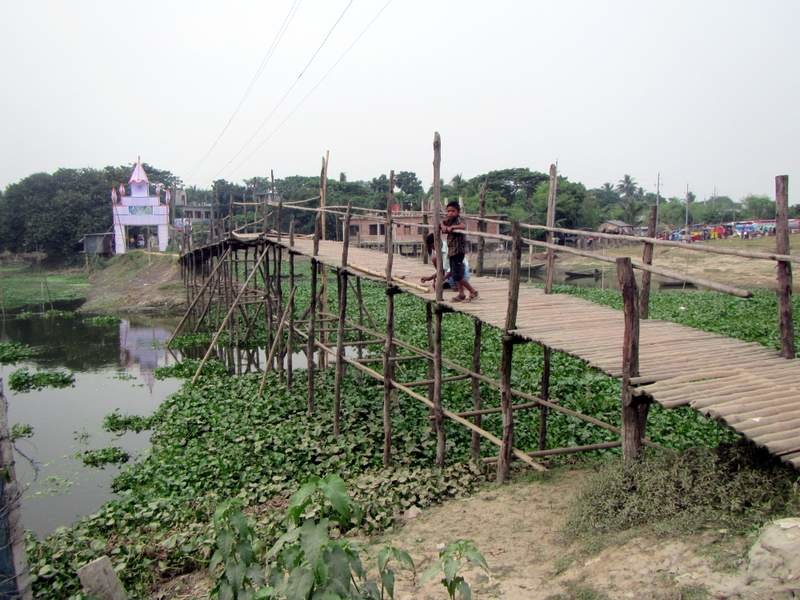 Bamboo bridges...