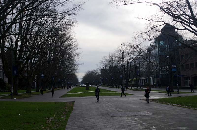 University of British Columbia....yes, for Leslie, it's  Uni time too...