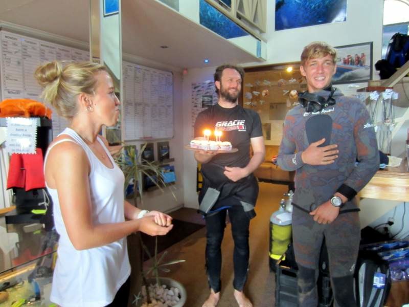 Birthday celebration at Aquaplanet!