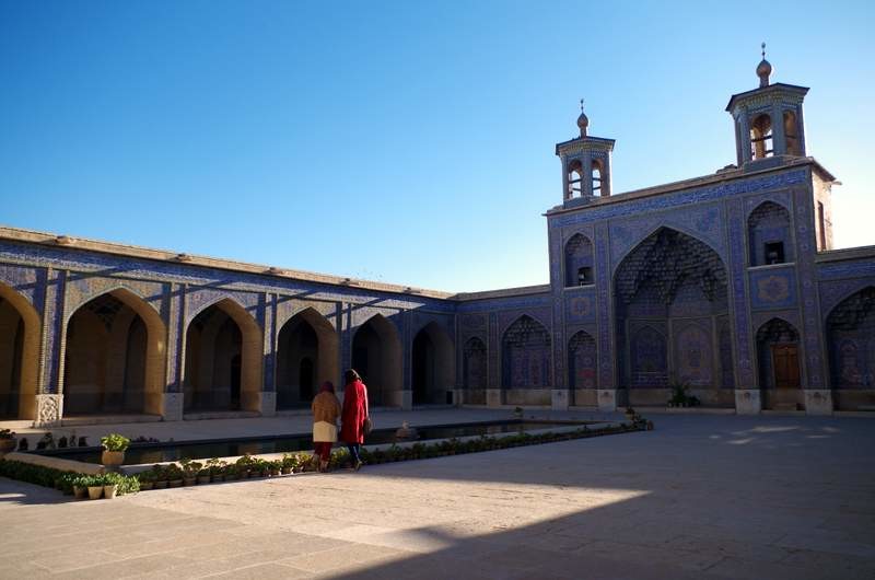 Shiraz, gorgeous mosques...not easy with the sun!
