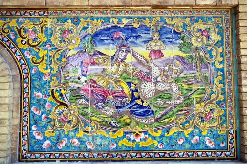 Love the mosaics of Iran!
