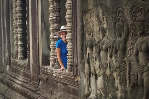 Tiffany at Angkor