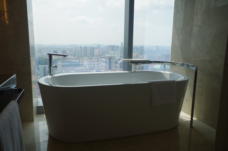 Westin, that's a bathroom with a view!