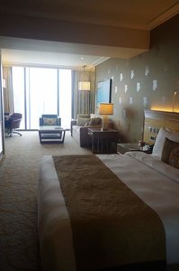 Room at the Marina Bay Sands, spacious, but I would not call this luxurious..