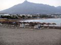 Puerto Banus, not my idea of a beach...