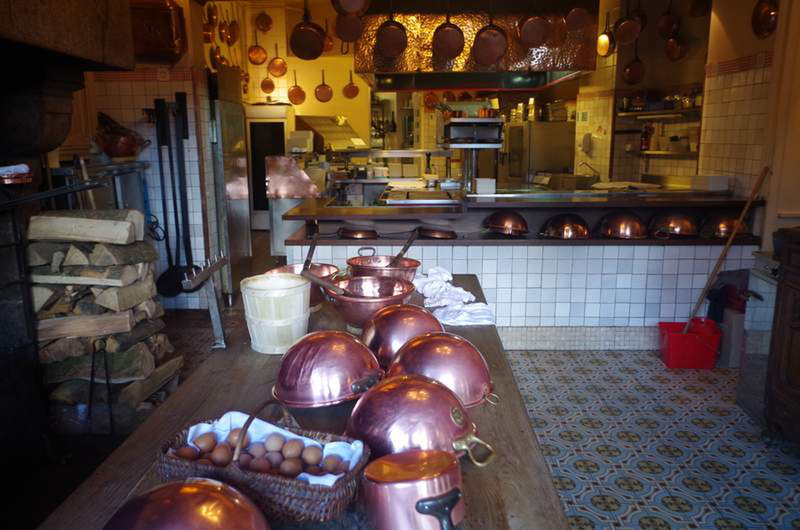 Kitchen of La Mere Poulard
