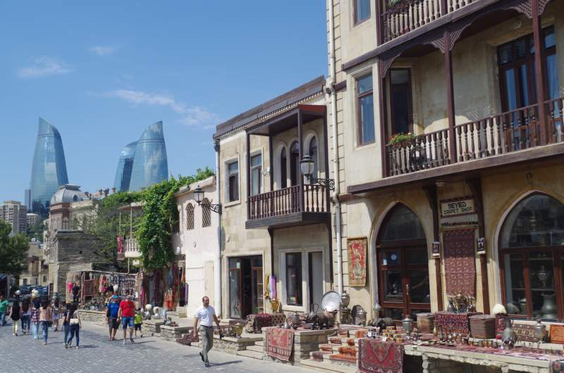 Baku, from old to new...