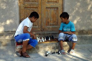 Little morning chess game...