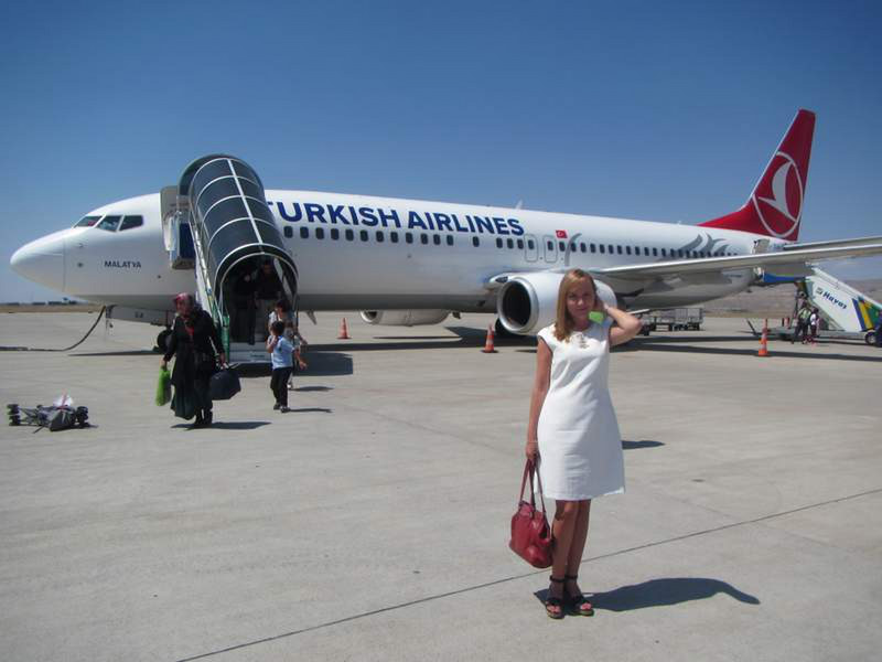 Arrival at Nevsehir airport