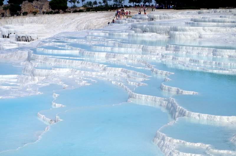 Mineral pools of Pamukkale