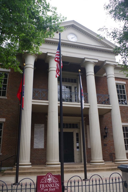 The courthouse in Franklin