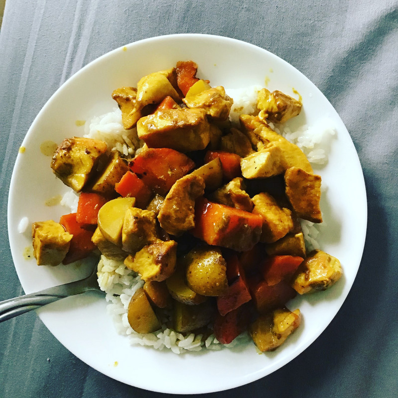 Homemade Curry For Lunch