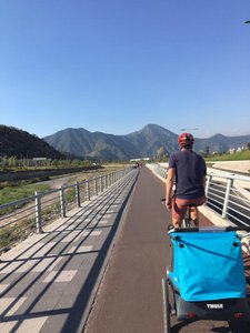 Rio Mapucho bike path