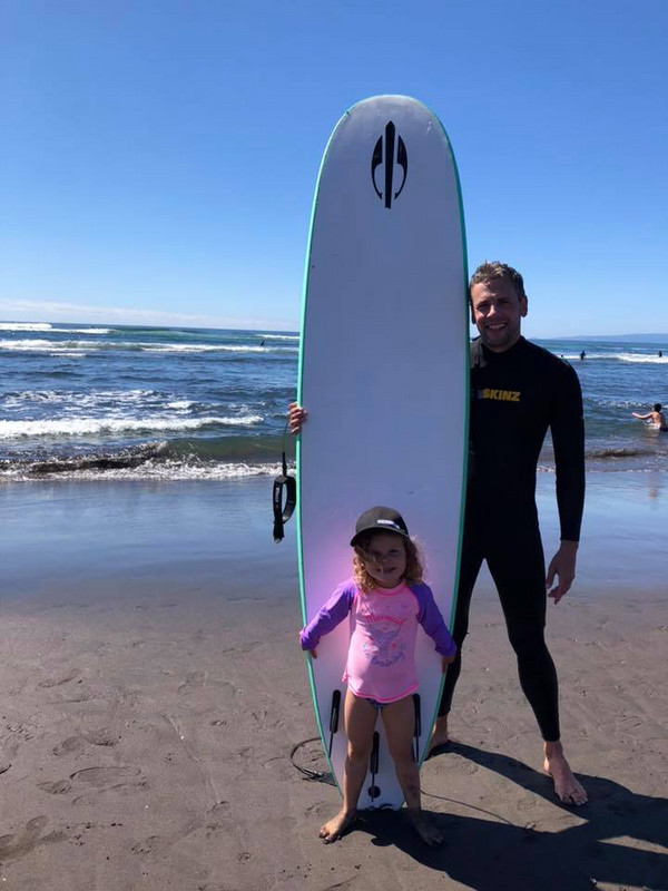 My little surfer girl
