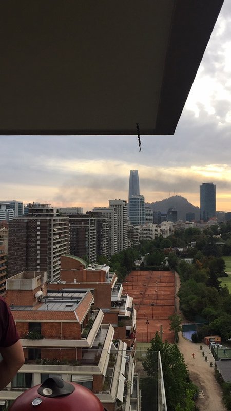 Smoke over Santiago - Friday, November 8th