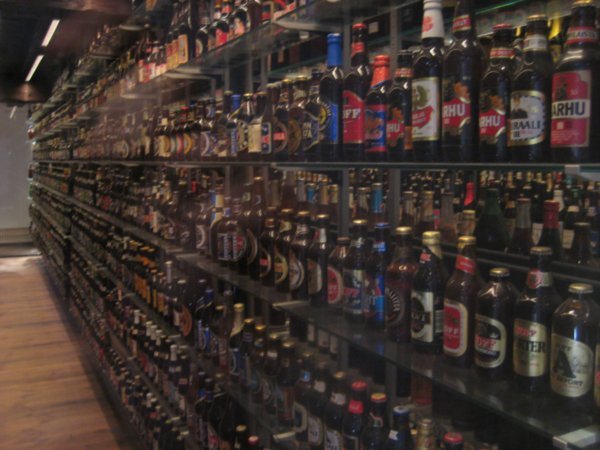 Walls of Beer at the Carlsberg Brewery