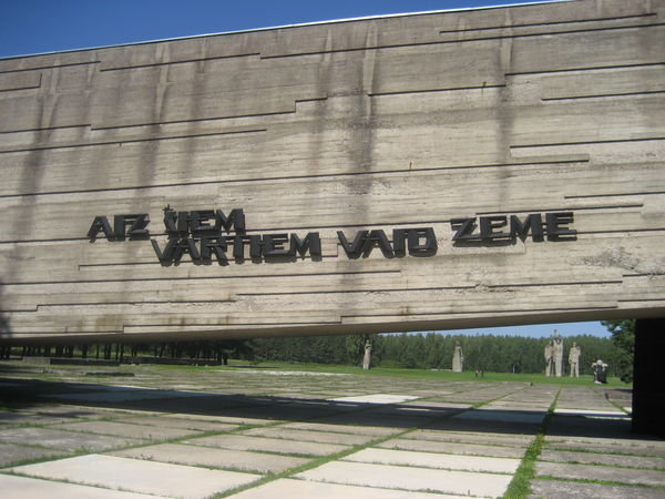 The Entrance to Salispils Concentration Camp