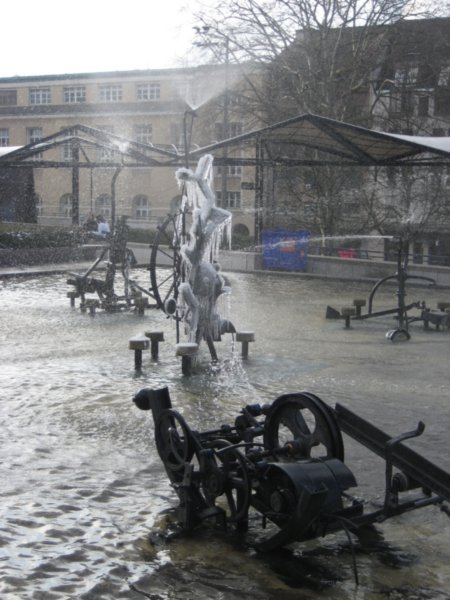 Jean Tinguely's Famous Fountain