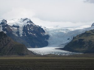 One of the Fingers of the Vatnajokull Glacier