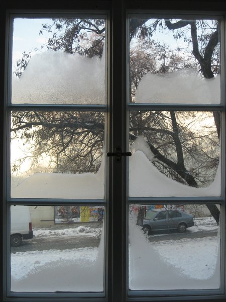 Frosted Up Dining Room Windows
