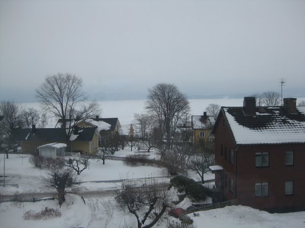 Vättern Lake from Beau and Kristi's House in Jönköping 