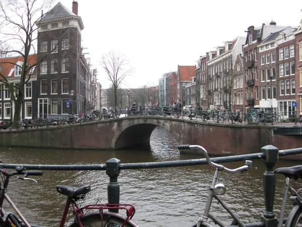 Canals + Bicycles = Amsterdam