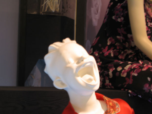 Scary Mannequin at silk factory