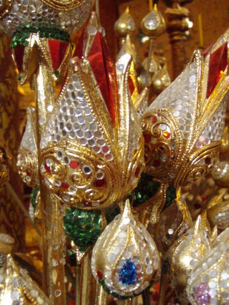 Jewelled flowers Wat Phra Singh