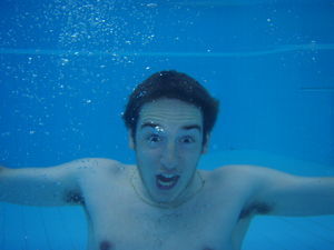 Playing with the underwater camera!