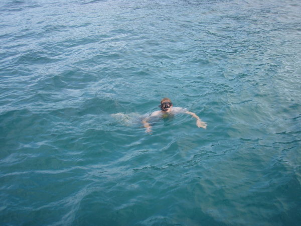 Luke in the sea!
