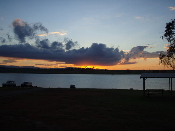 Sunset over Lake Tinnaroo