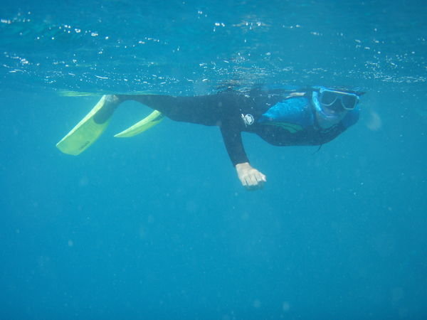 Luke underwater