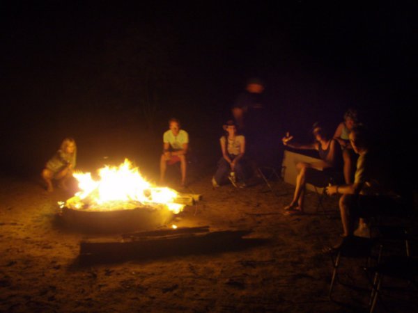 Campfire at William Creek