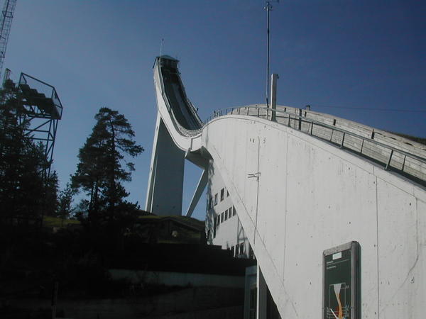 the very famous Holmenkollen ski jump