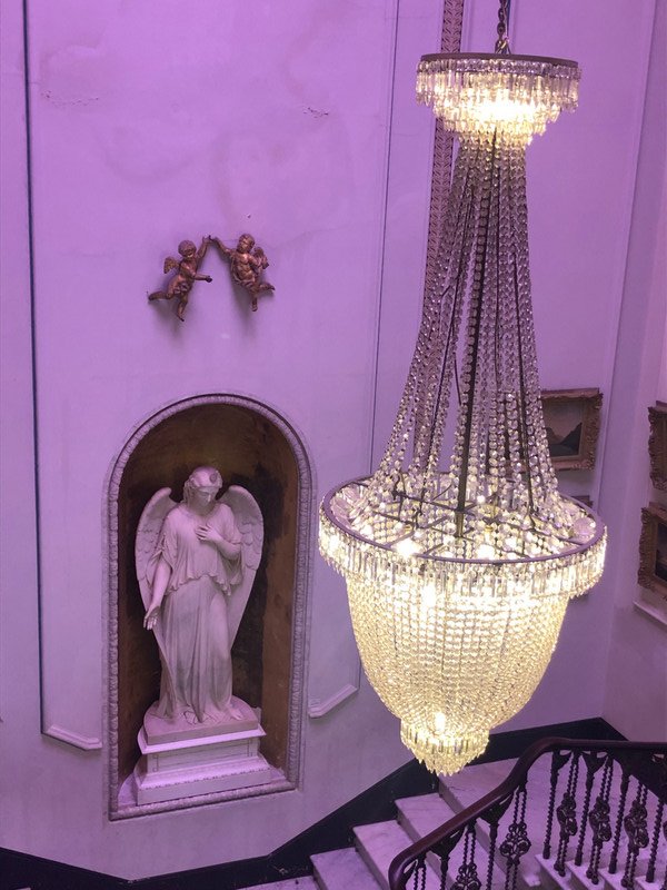 Waterford Crystal Chandelier and Angel