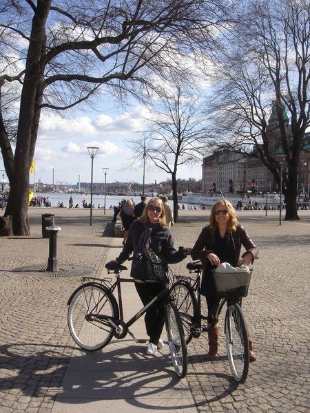 Biking in Stockholm!
