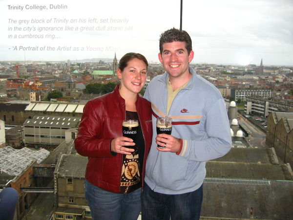 The best view of Dublin - at the Guinness Storehouse